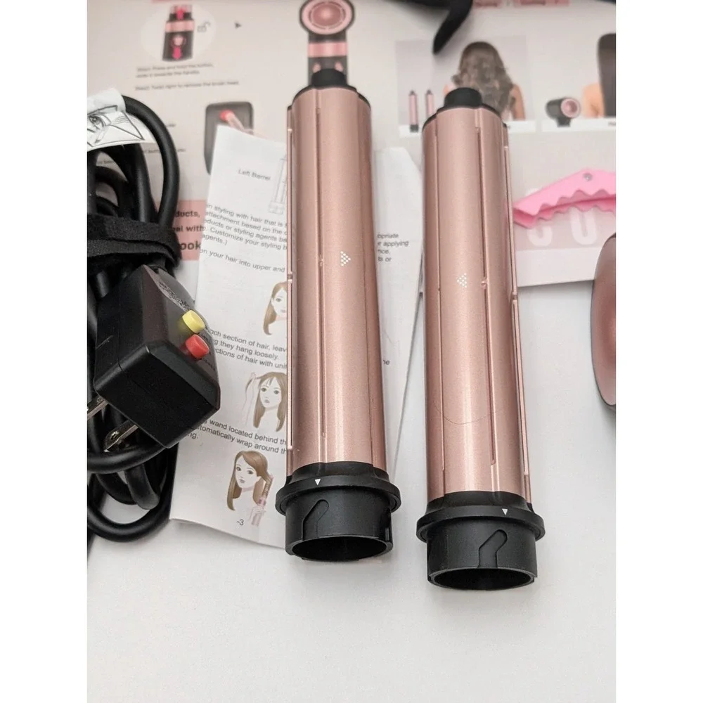 3 in 1 Air Styler with High-Speed Hair Dryer Brush & Air Curler for Curling, Neg